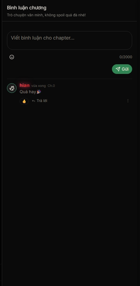 Bình luận ở chương